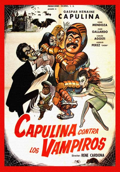 Capulina Contra Los Vampiros Full Movie Poster Image